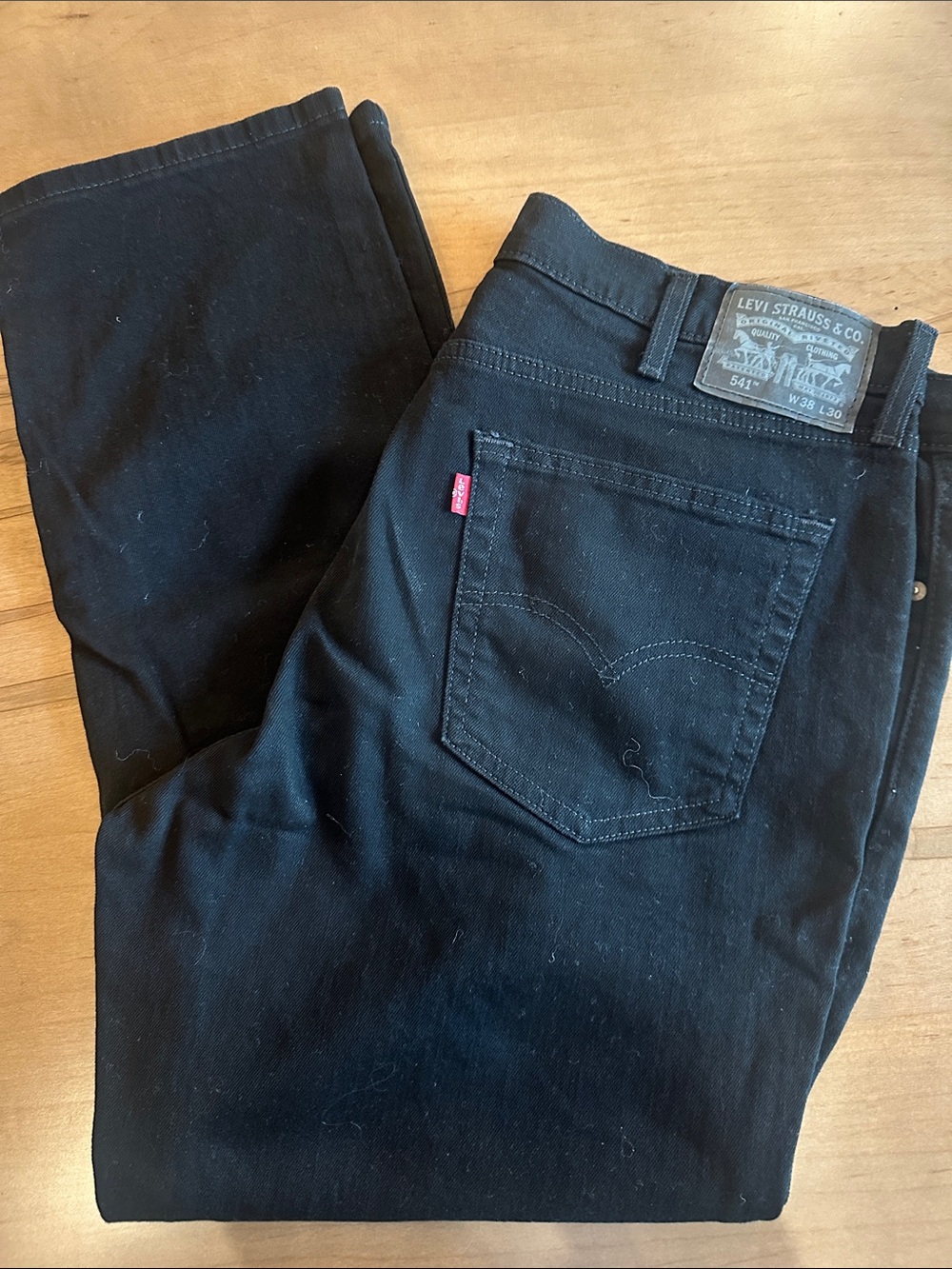 Levi's Men's Straight Jeans in Black Denim